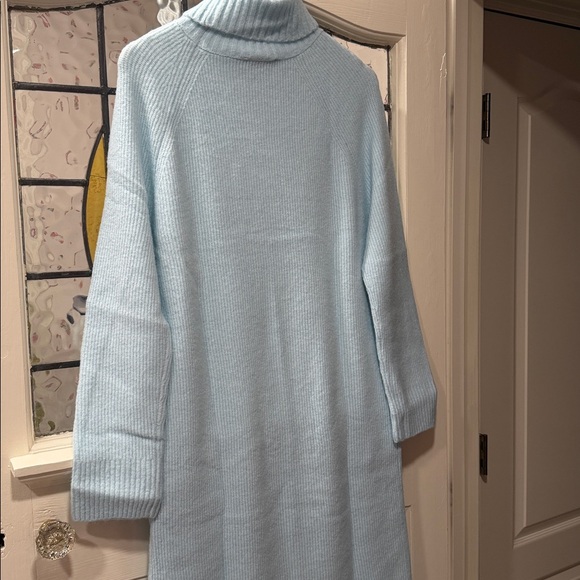 Ann Taylor Sky Blue Long Sleeve Dress - Picture 8 of 8